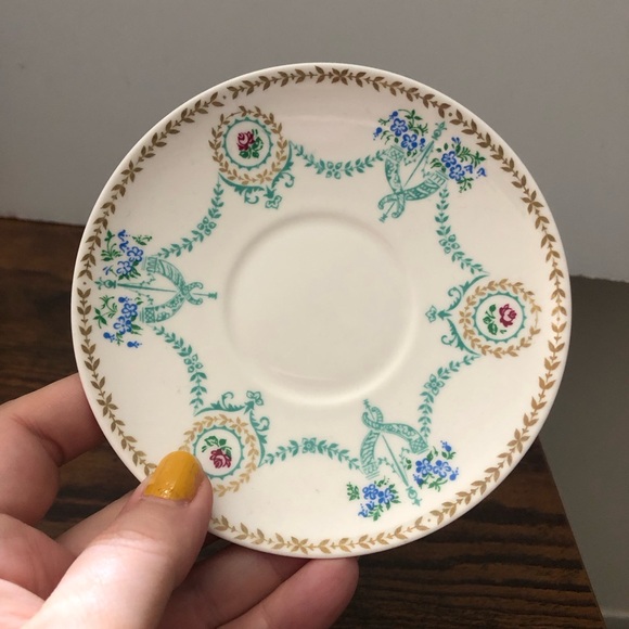 🦋HOME DECOR SALE Vtg Lomonosov porcelain cup & saucer Russia floral cottagecore🦋 - Picture 10 of 15